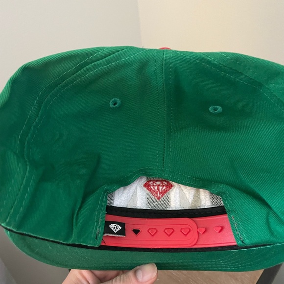Diamond supply co hat green white DMND - Picture 2 of 3